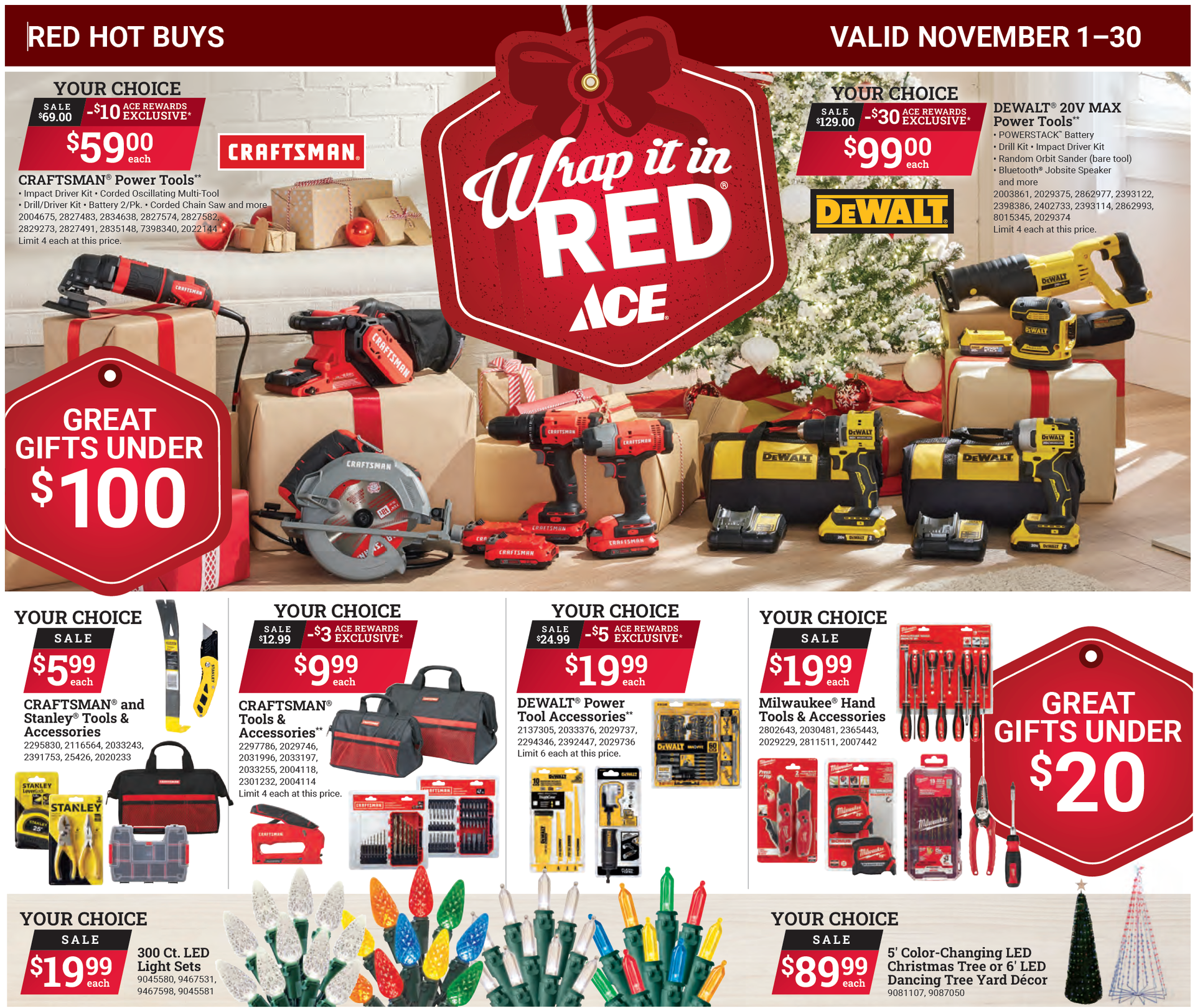 November 2023 Red Hot Buys at ACE High Country Lumber