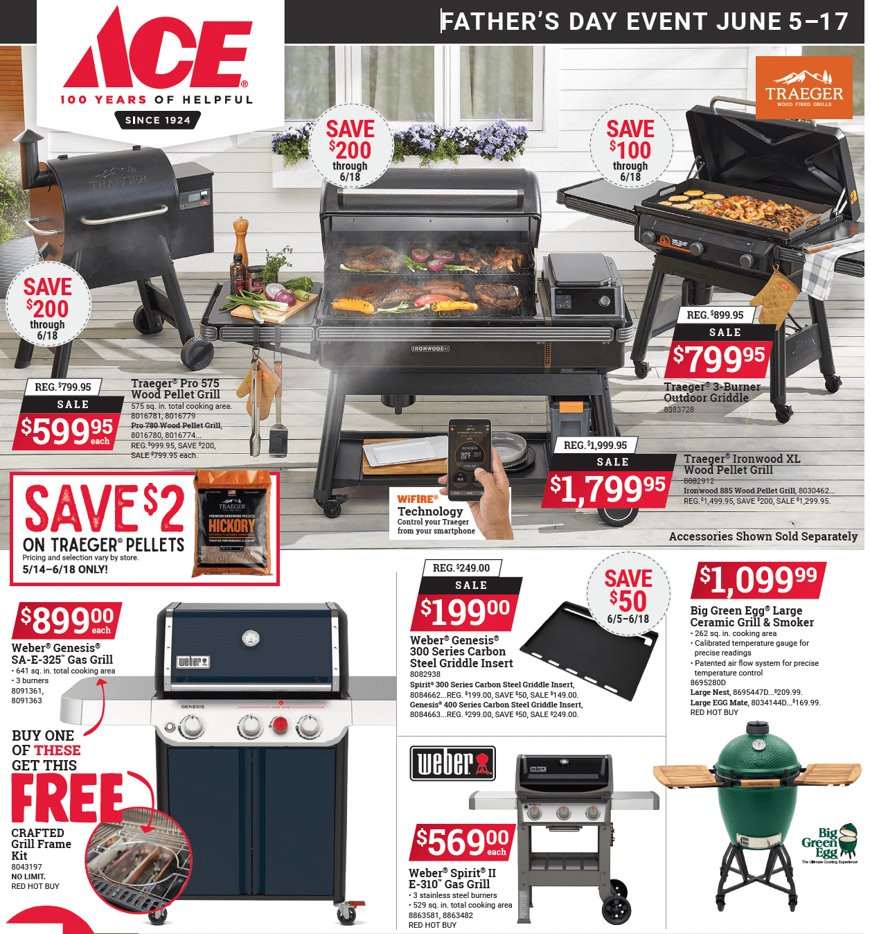 Red Hot Buys - FATHER DAY SALE AT ACE HARDWARE