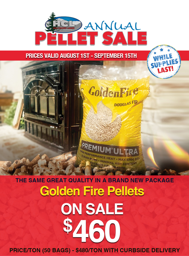 Annual Golden Fire Pellet Sale Flyer