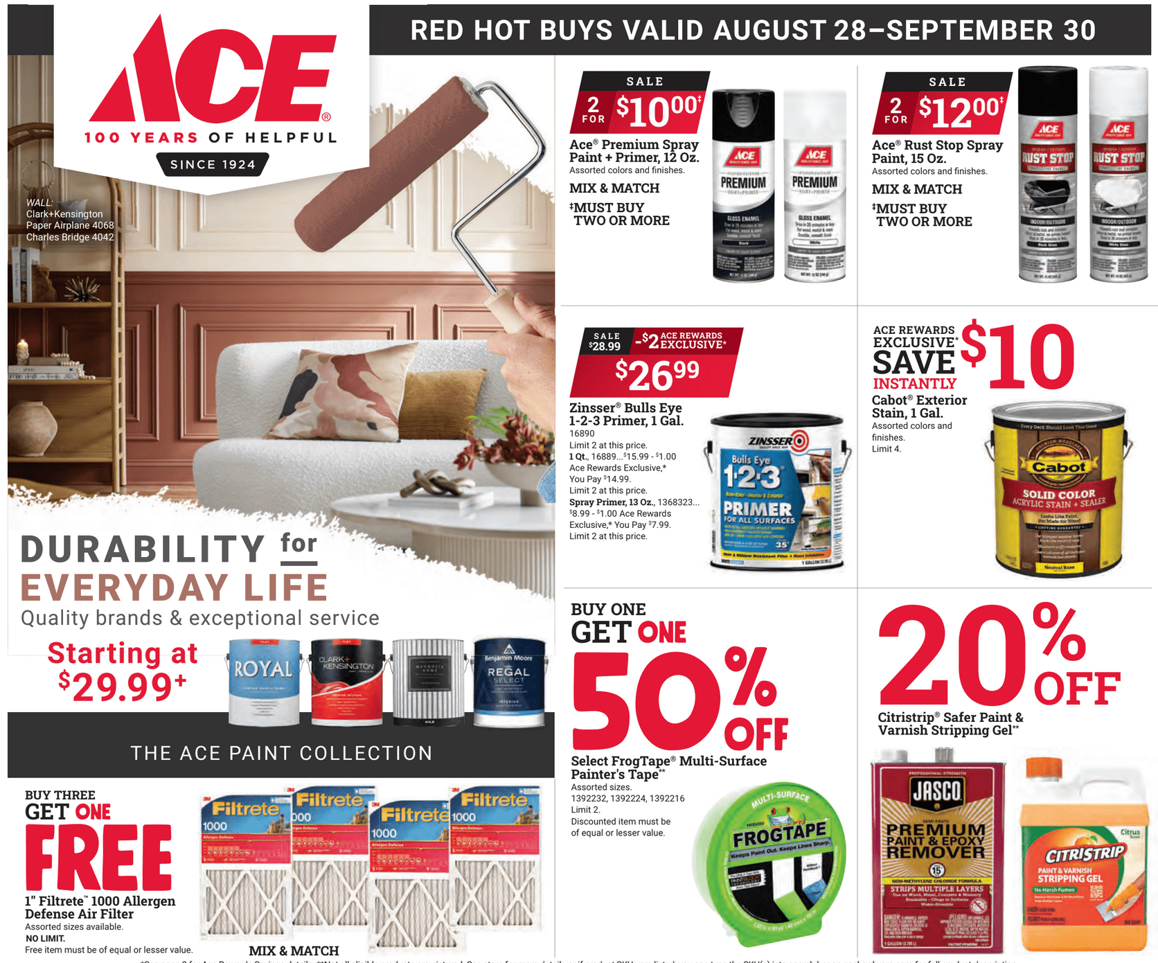 September Red Hot Buys at High Country Lumber.